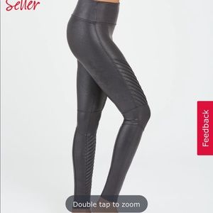 Spanx Leather Moto Legging